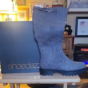 Shoe Dazzle Charcoal Women's Winter Boots